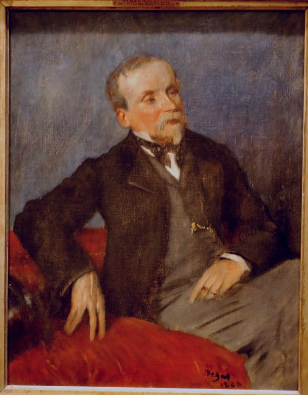 Edgar Degas Evariste de Valernes oil painting image